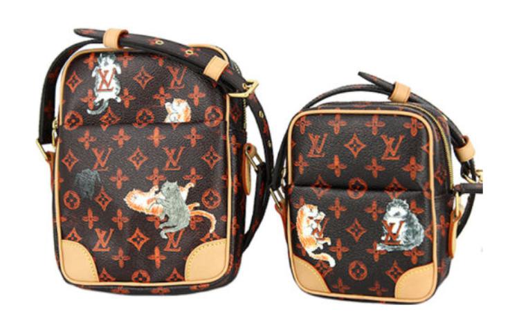 LOUIS VUITTON Paname Set Monogram Catogram Brown/Orange