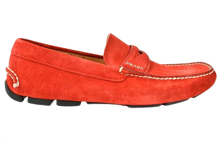 PRADA Men's Casual Shoes Men Low-Top Red