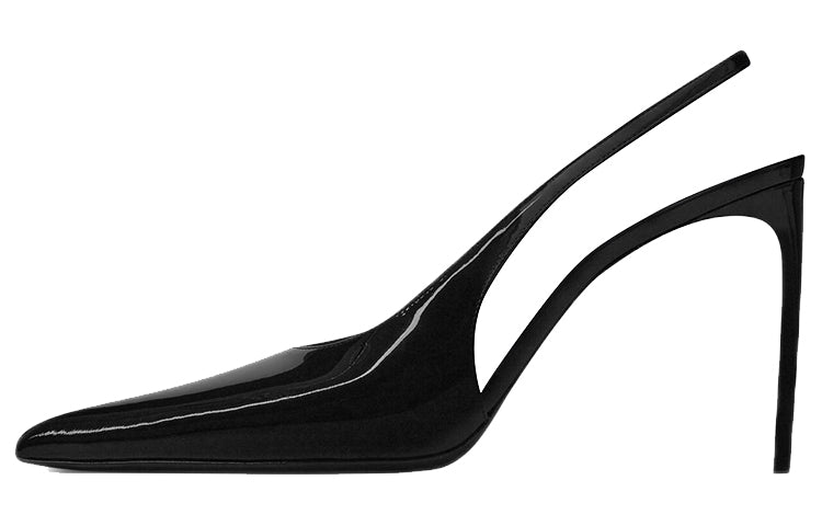 SAINT LAURENT Pulp 90 Slim Heel High Heels 9cm Women's Black