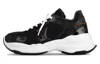 LOUIS VUITTON Run 55 Casual Shoes Women's Black