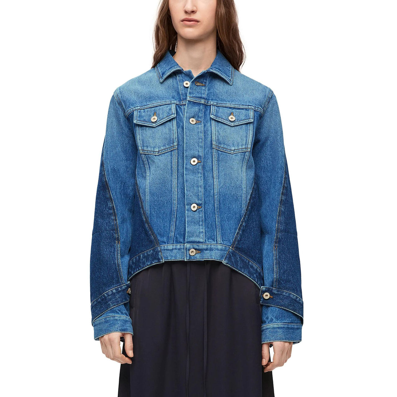 LOEWE Denim Jackets Women's Blue