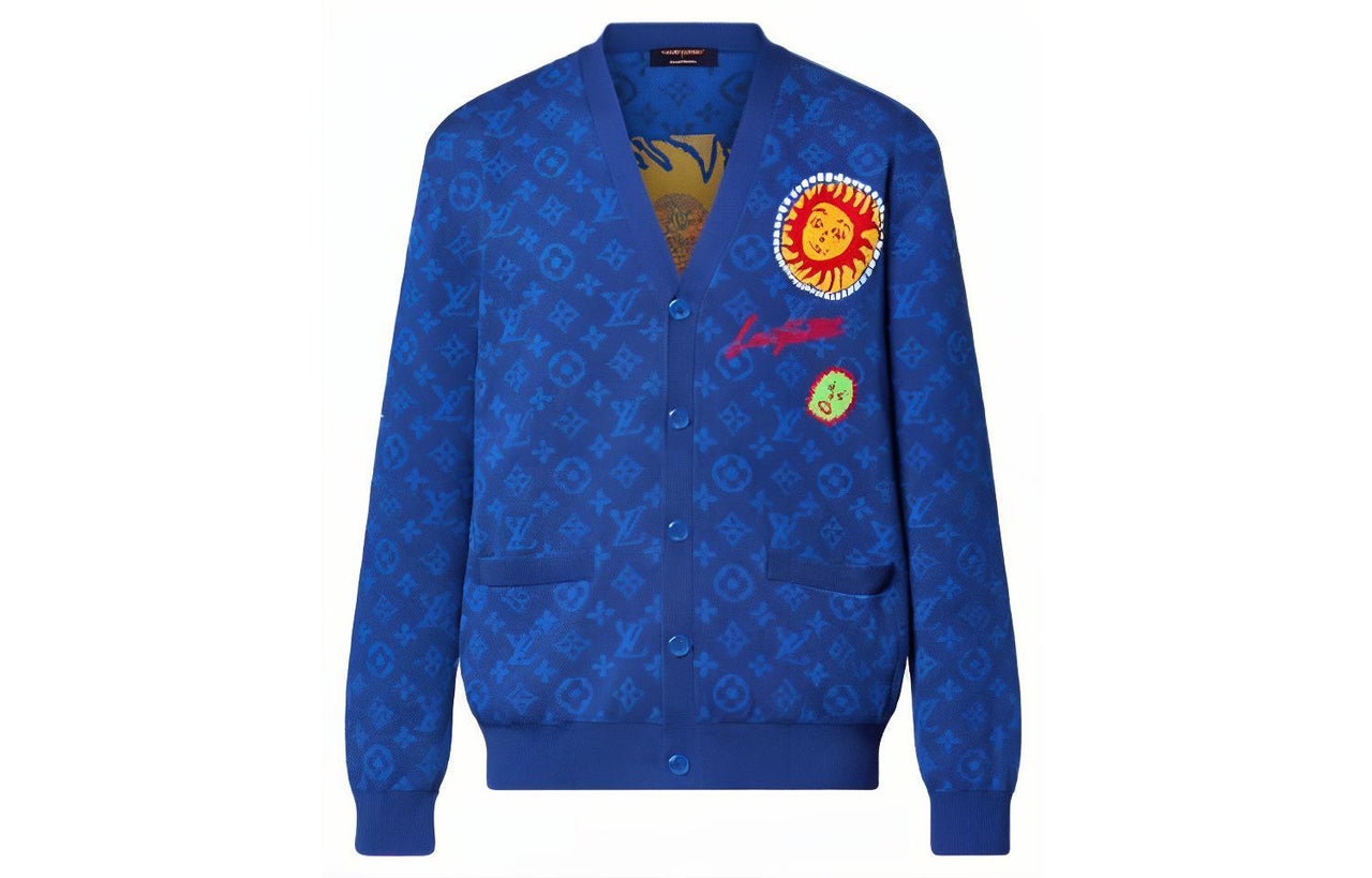 LOUIS VUITTON Sweater Men's Blue