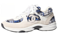 CHANEL Sneaker 'Dark Blue Tweed'