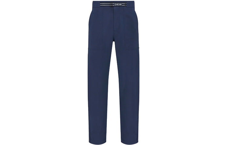 DIOR Dior Quarterly New Products Casual Pants Men's Marine Blue