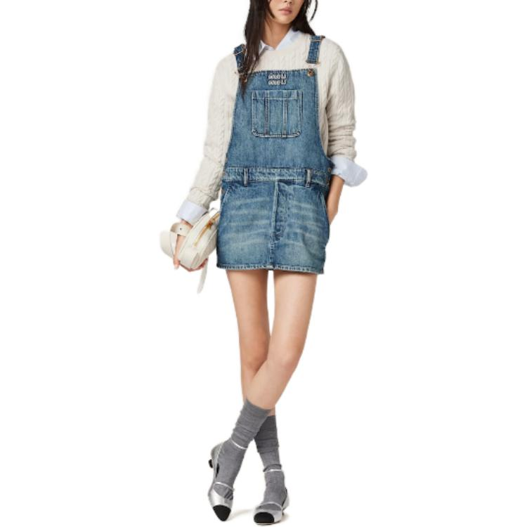 MIU MIU Slip Dresses Women's Blue