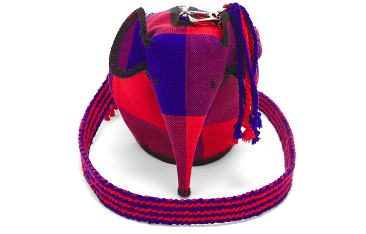 LOEWE Fabric Handheld Shoulder Bag Crossbody Bag Regular Women's Red Blue Multicolor