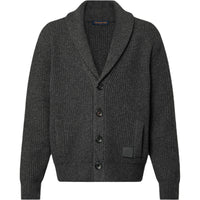 LOUIS VUITTON Cashmere Blend Shawl Collar Cardigan
