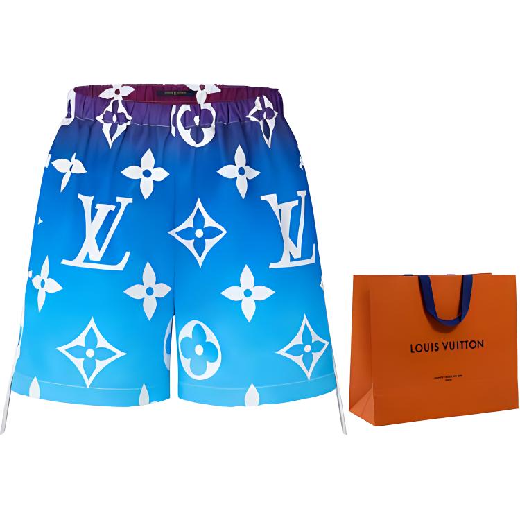 LOUIS VUITTON Casual Shorts Women's Blue