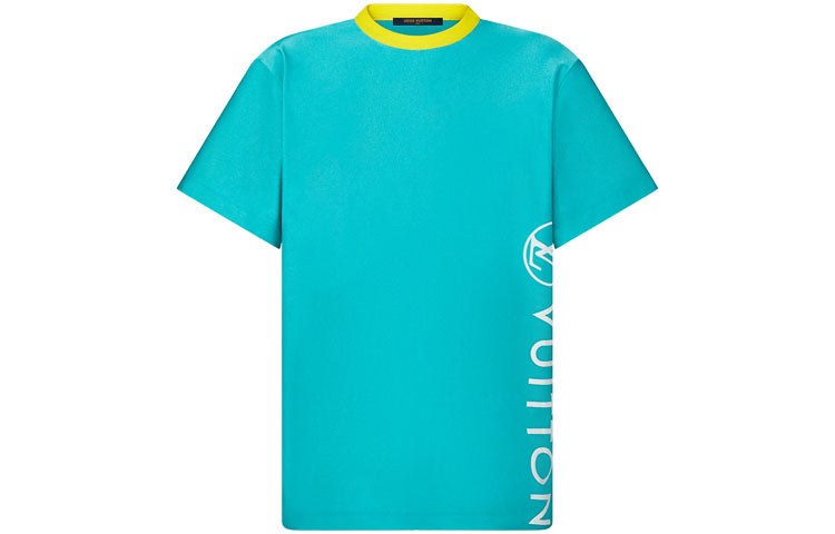 LOUIS VUITTON New Quarterly Products Of LV T-Shirts Women's Blue