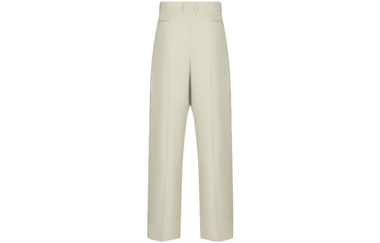 DIOR High Waist Straight Leg Pants