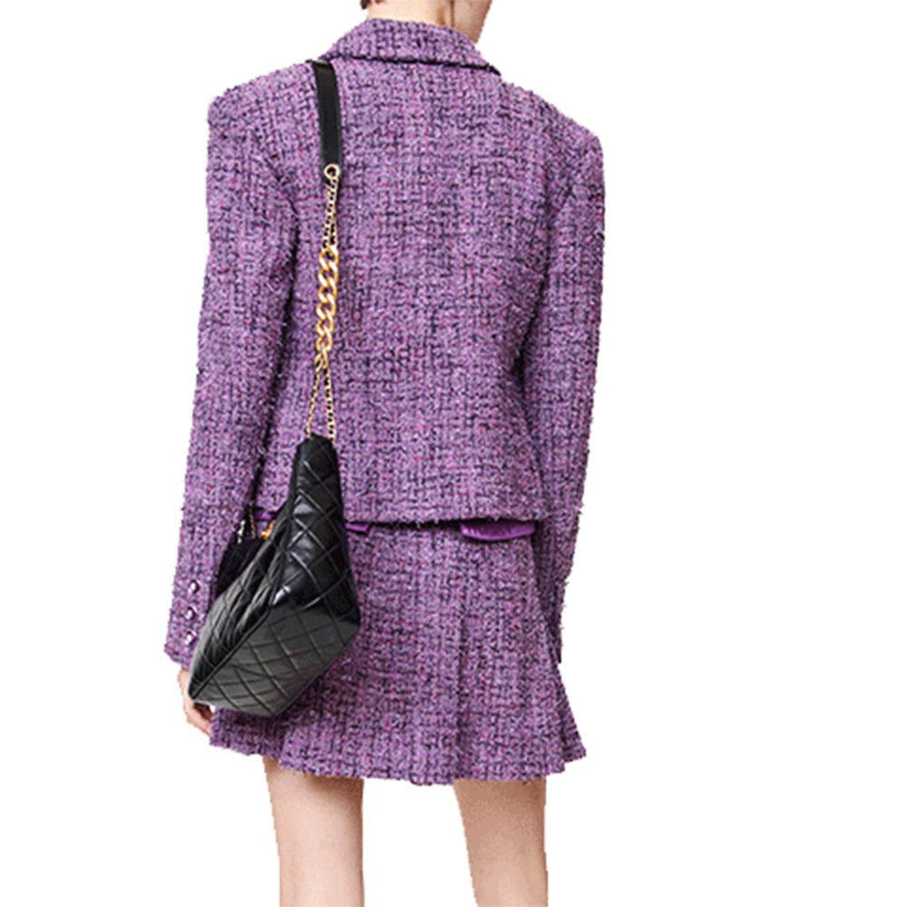 CHANEL SS22 Jackets Coats Women's Purple