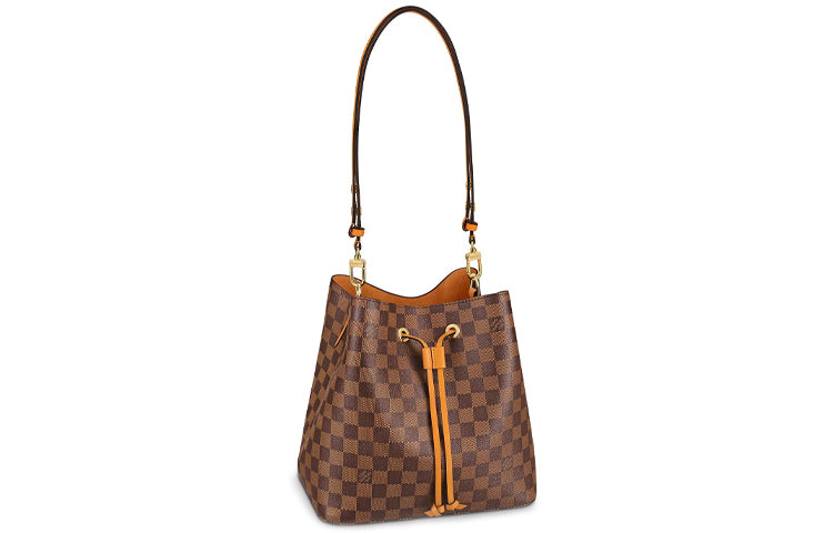 LOUIS VUITTON NOE Leather Bucket Bag, Portable Crossbody Bag, Shoulder Bag Women's