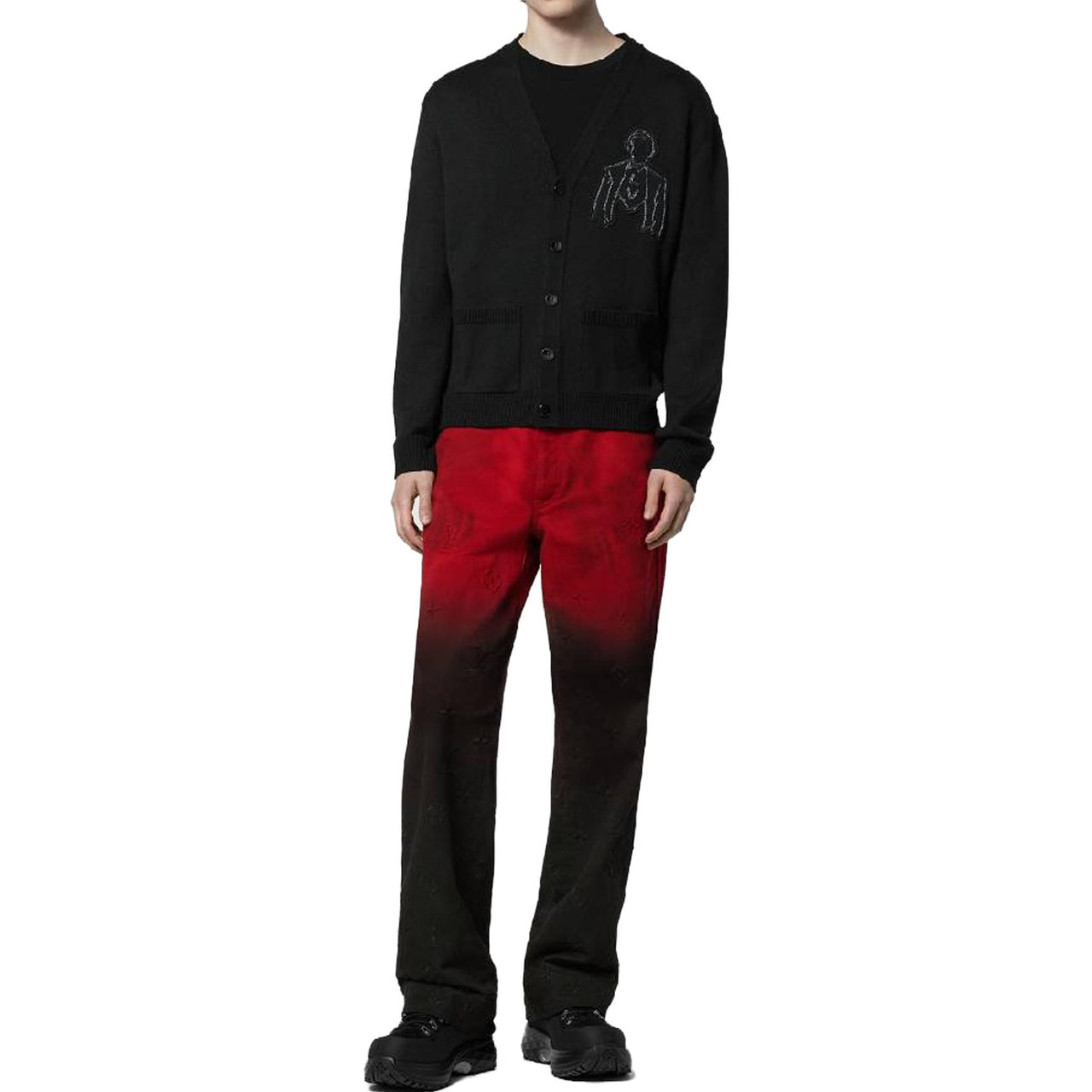 LOUIS VUITTON FW23 Knitwear Men's Black