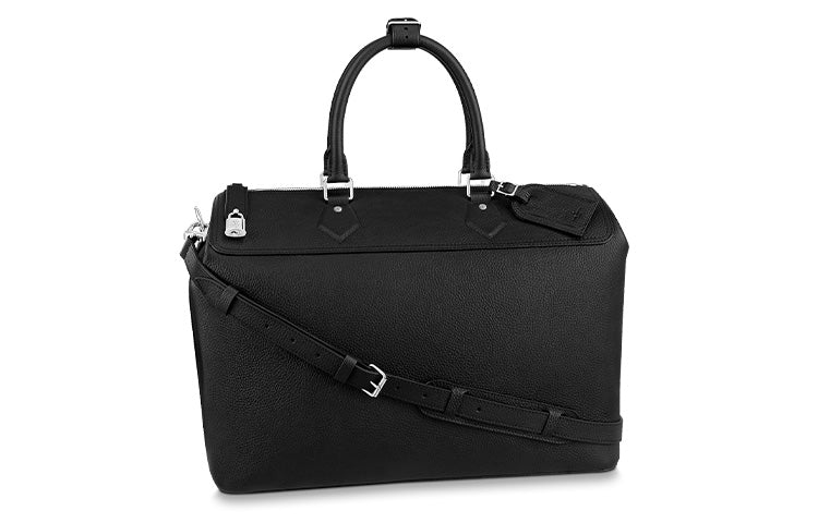 LOUIS VUITTON Greenwich Taurillon Leather Shoulder Bag Crossbody Bag Handbag Men's Black