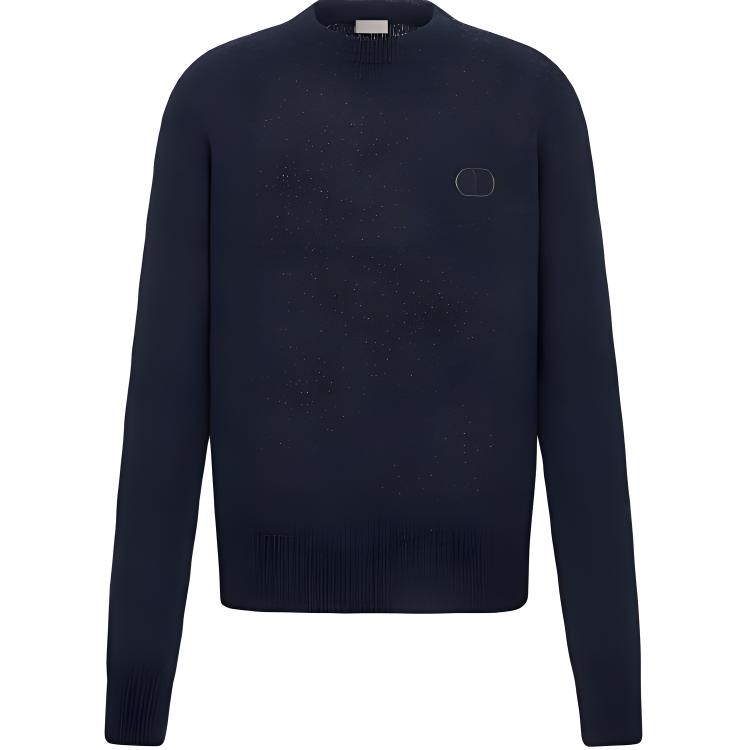 DIOR Quarterly New Products Sweaters Men Blue