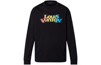 LOUIS VUITTON Lv Fade Printed Long Sleeved T shirt