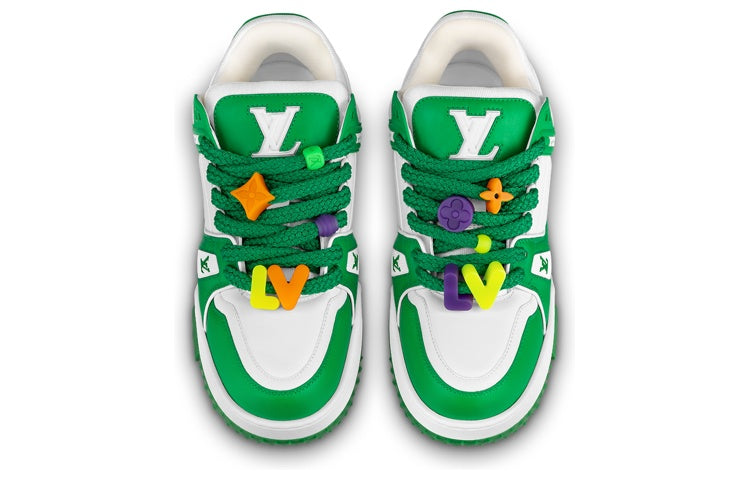 LOUIS VUITTON Lv Trainer Maxi Sneakers 'Green'