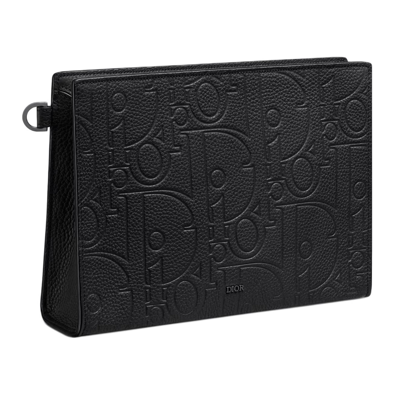 DIOR Leather Clutch Men's Black