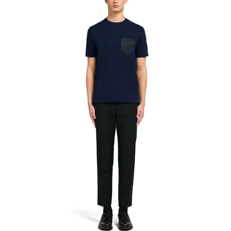 PRADA T-Shirts Men Dark Blue