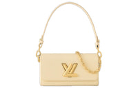 LOUIS VUITTON Twist Epi Leather Handbag Shoulder Bag Women's Banana Yellow