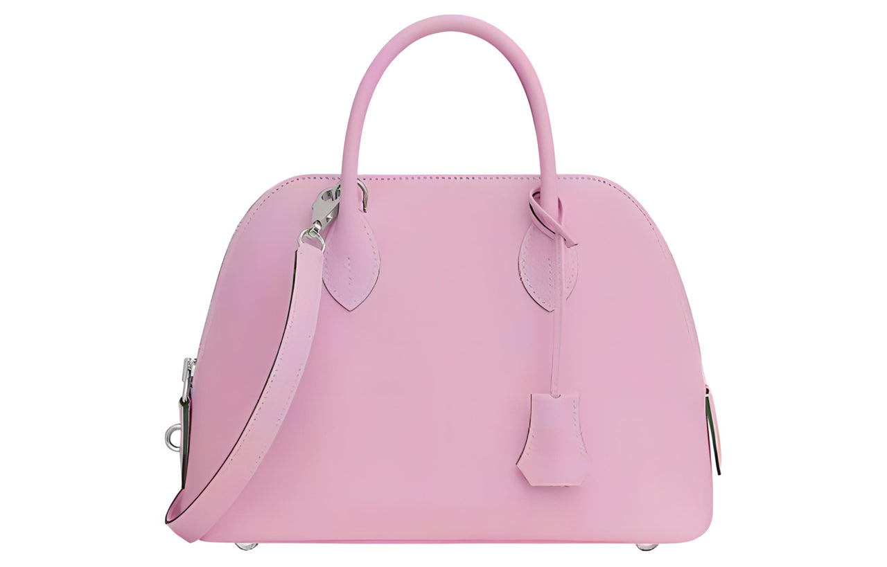HERMES Bolide Epsom Calfskin Bowling Bag, Handbag, Shoulder Bag, Crossbody Bag Women's X9 Mallow Purple