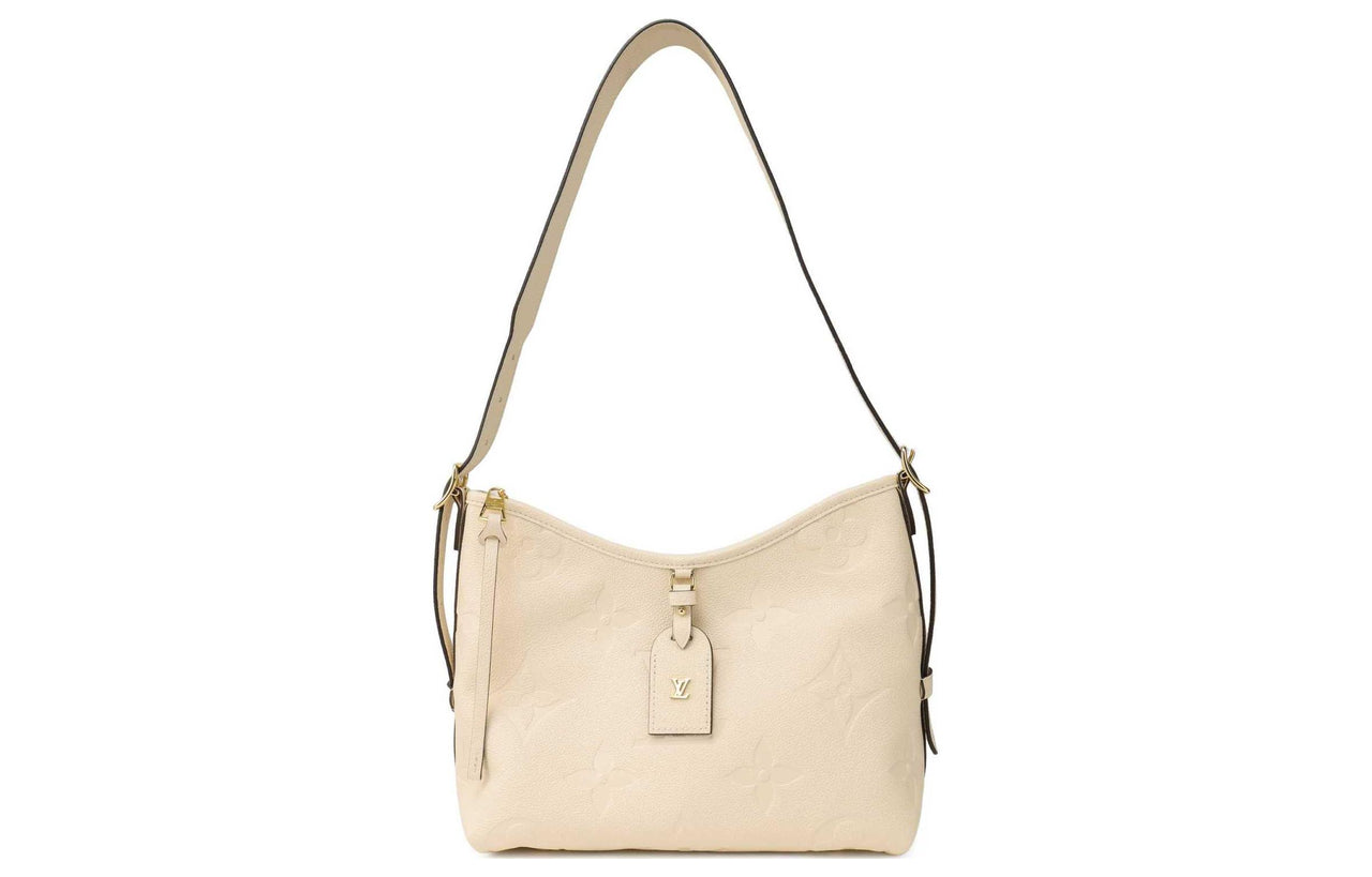LOUIS VUITTON Empreinte Series Empreinte Soft Grain Leather Combo Bag Handbag Shoulder Bag Women's White