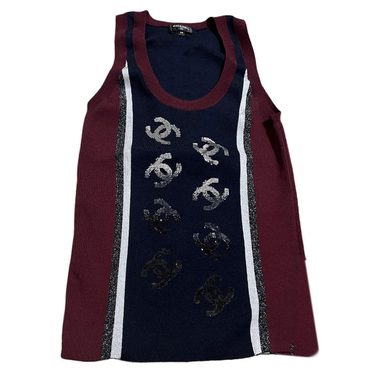 CHANEL Tank Tops Women's Multicolor