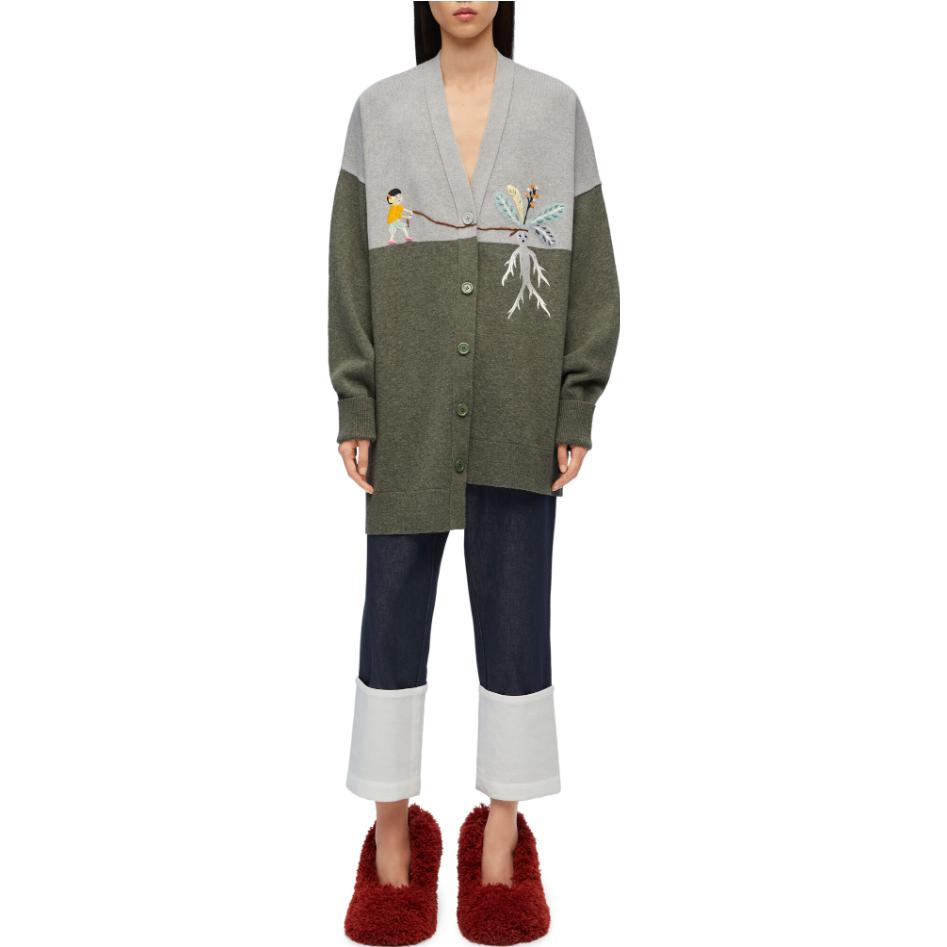 LOEWE FW23 Knitwear Women's Green