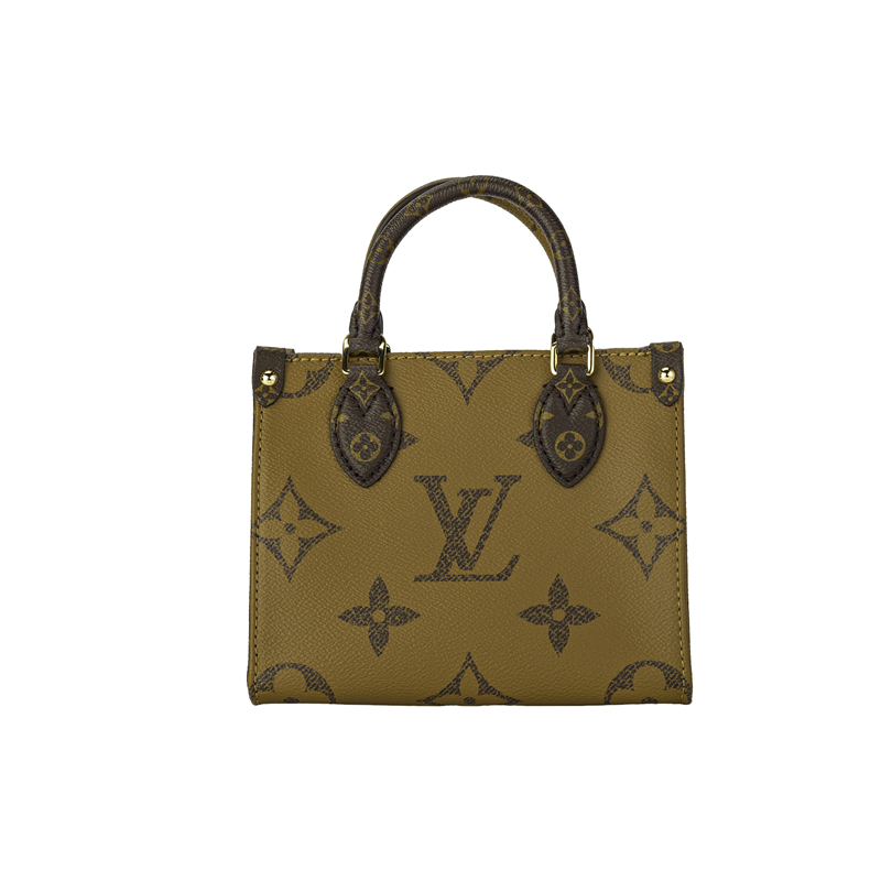 LOUIS VUITTON OnTheGo BB Monogram Tote Handbag Brown