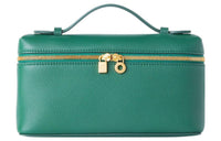 Loro Piana ExtraPocket Leather Small Square Makeup Bag Handbags Shoulder Bags Regular Women's Forest Leaf Green
