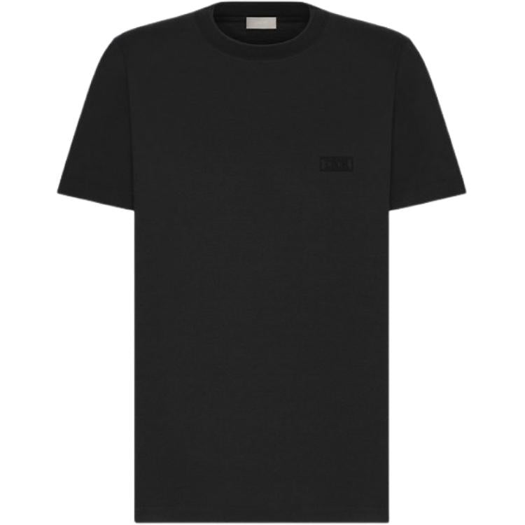 DIOR Logo Embroidered Crewneck T Shirt