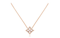 LOUIS VUITTON Color Blossom Star Pendant Pink Gold And White Mother-of-pearl