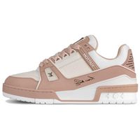 LOUIS VUITTON Trainer Low Top Skateboard Shoes Women's Pink White