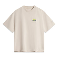 (WMNS) Li-Ning Graphic Oversized T-shirt 'Oatmeal Grey' AHSU522-3
