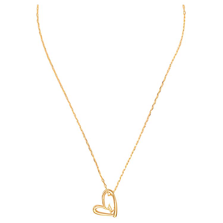 LOUIS VUITTON Limited Edition Heart Necklace Fall In Love