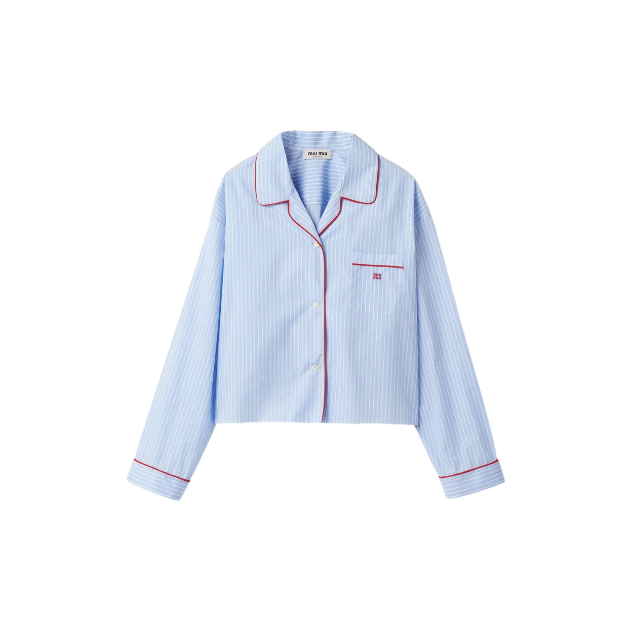 MIU MIU SS24 Shirt Women's Sky Blue