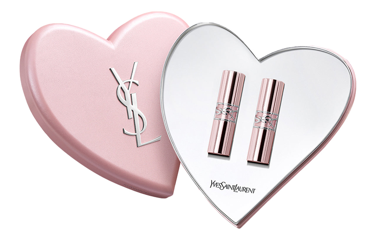 SAINT LAURENT Round Tube Pink Tube Paris Limited Star Lipsticks Water Light Easy To Blend Complexion 3.1g*2