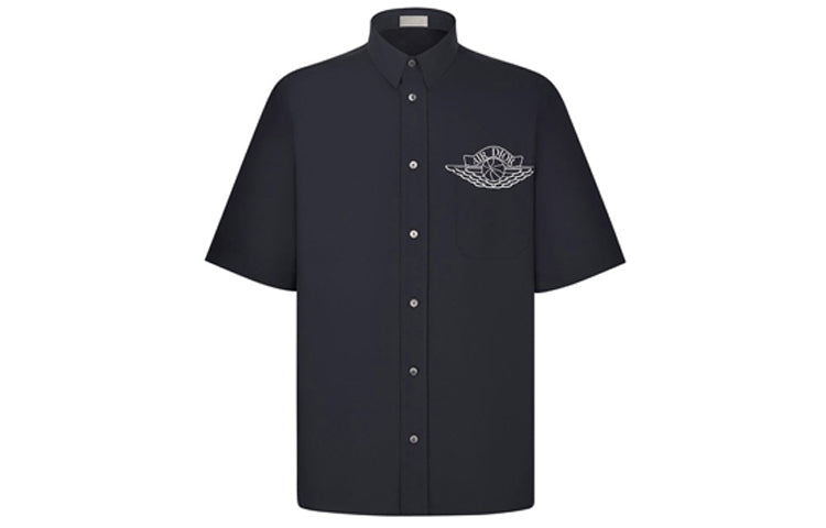 DIOR x Jordan Shirt Unisex Navy Blue