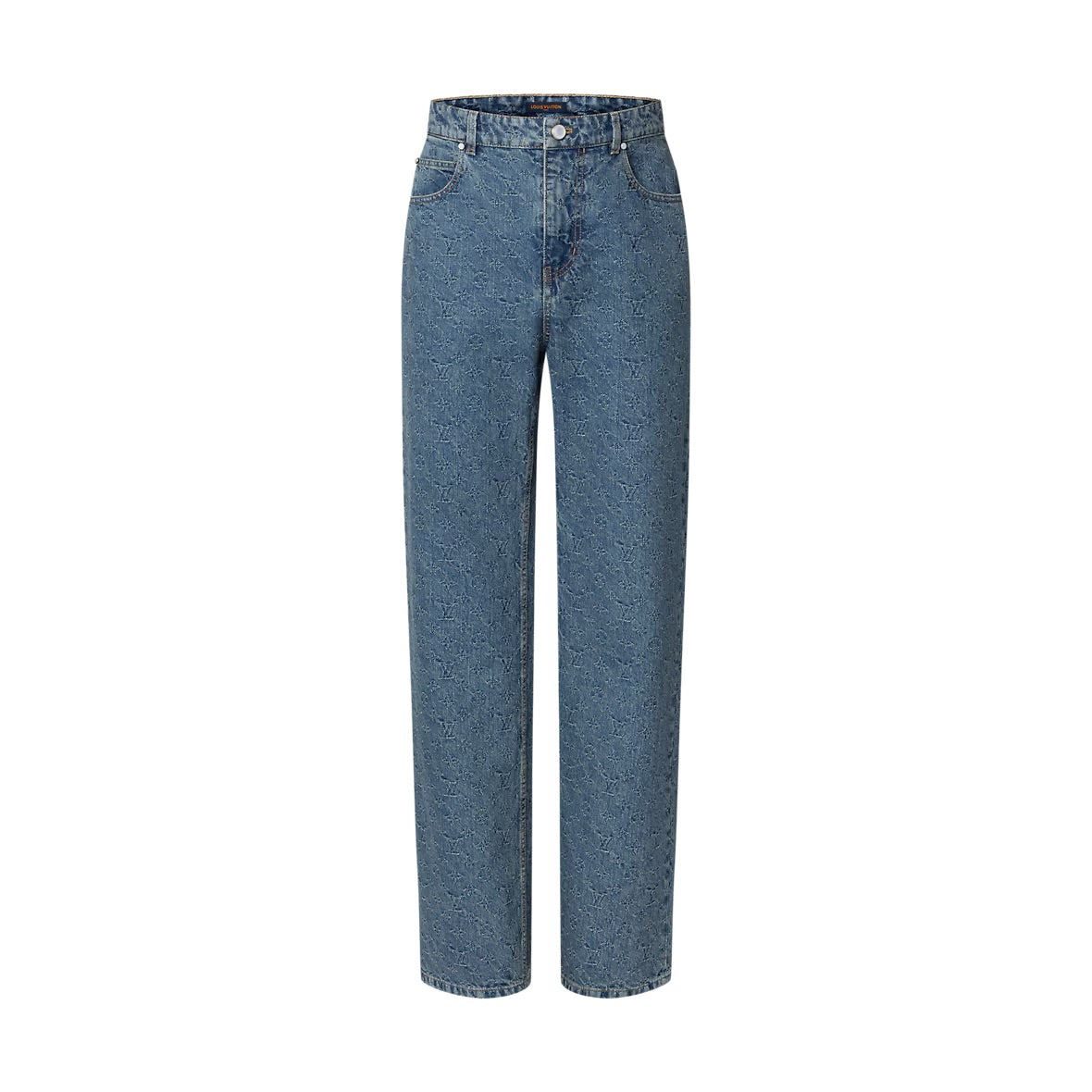 LOUIS VUITTON Monogram Jacquard Skate Denim Pants