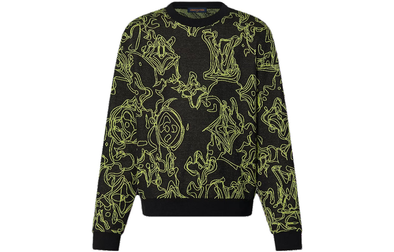 LOUIS VUITTON FW23 Sweater Men's Black