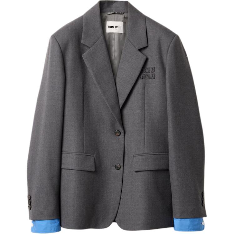 MIU MIU Single breasted Gabardine Blazer