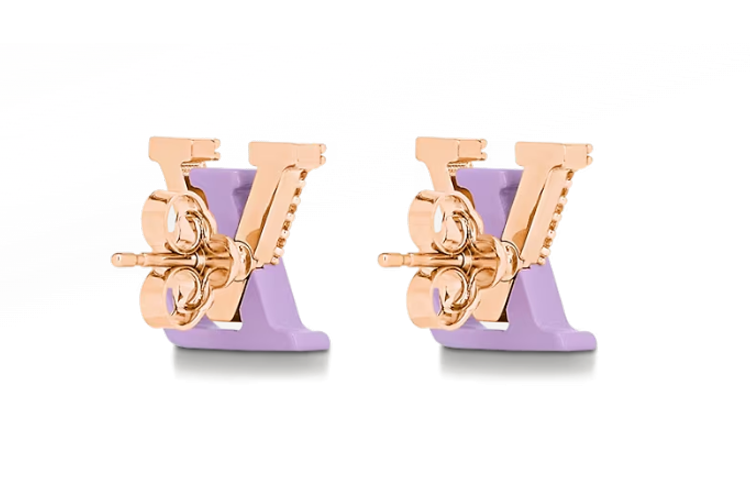 LOUIS VUITTON Earrings Women's Purple