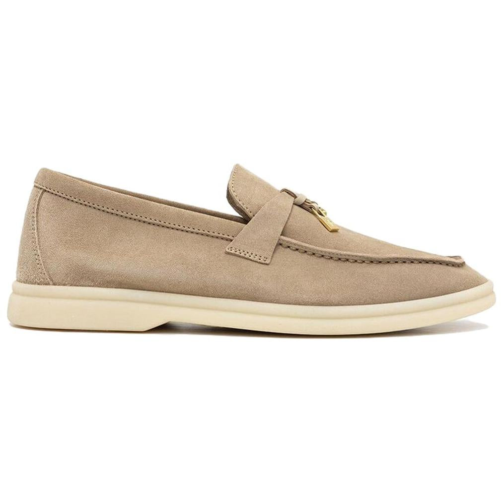 Loro Piana Casual Single Shoes Women's Gray