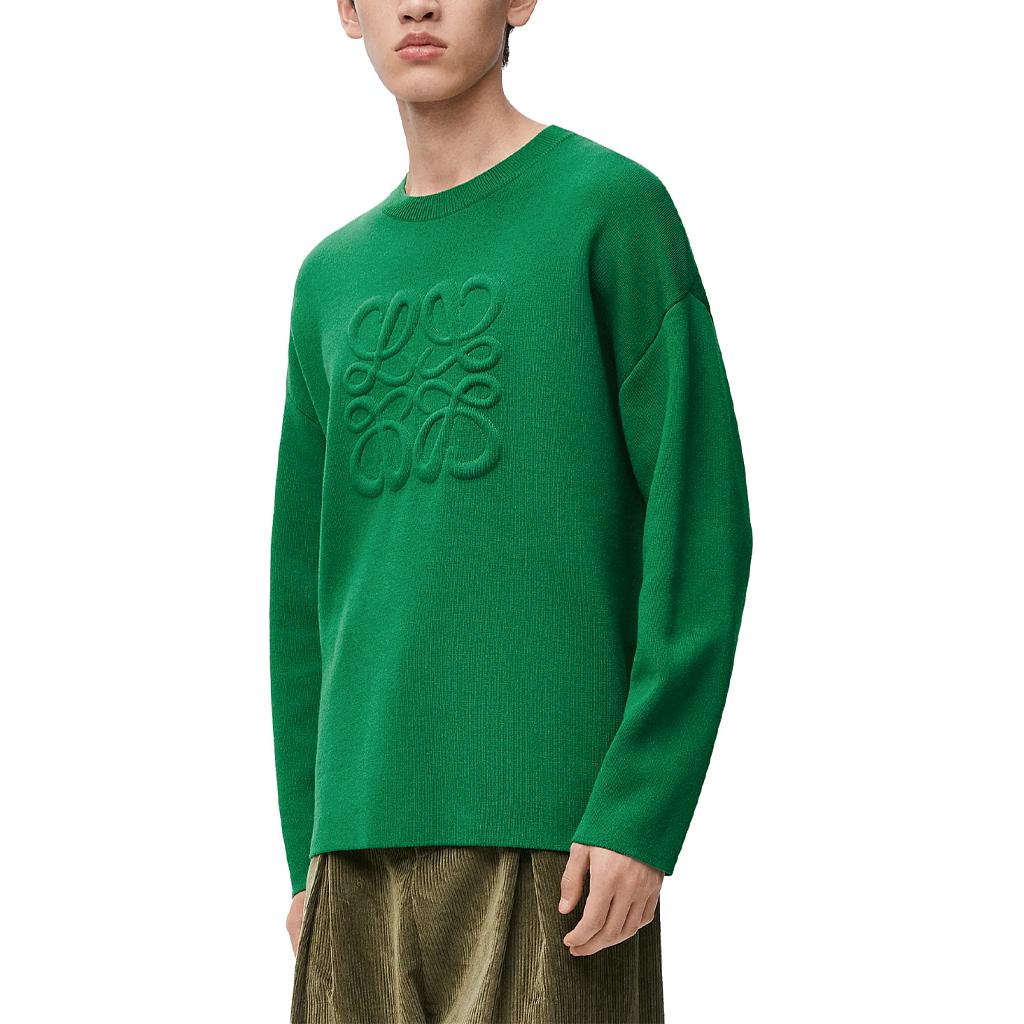 LOEWE FW24 Sweater Men's Dark Green