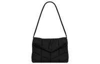SAINT LAURENT Fabric Messenger Bag, Handbag, Shoulder Bag Women's Black