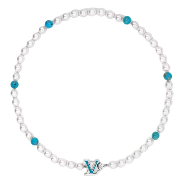 LOUIS VUITTON Turquoise Rodeo Necklace