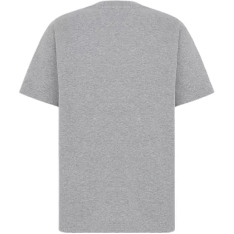 DIOR Logo Embroidered Crewneck T Shirt