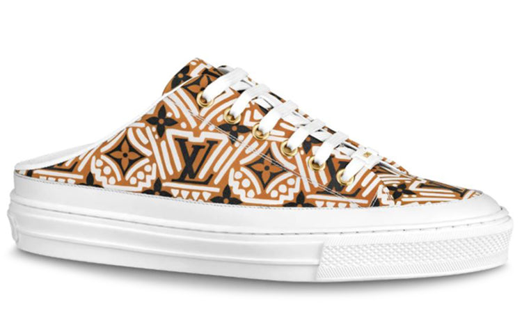 LOUIS VUITTON Lv Crafty Stellar Mules 'Brown Black White' Women's