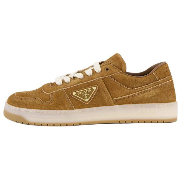 PRADA Prada Downtown Low-Top Skateboard Shoes Men's Brown