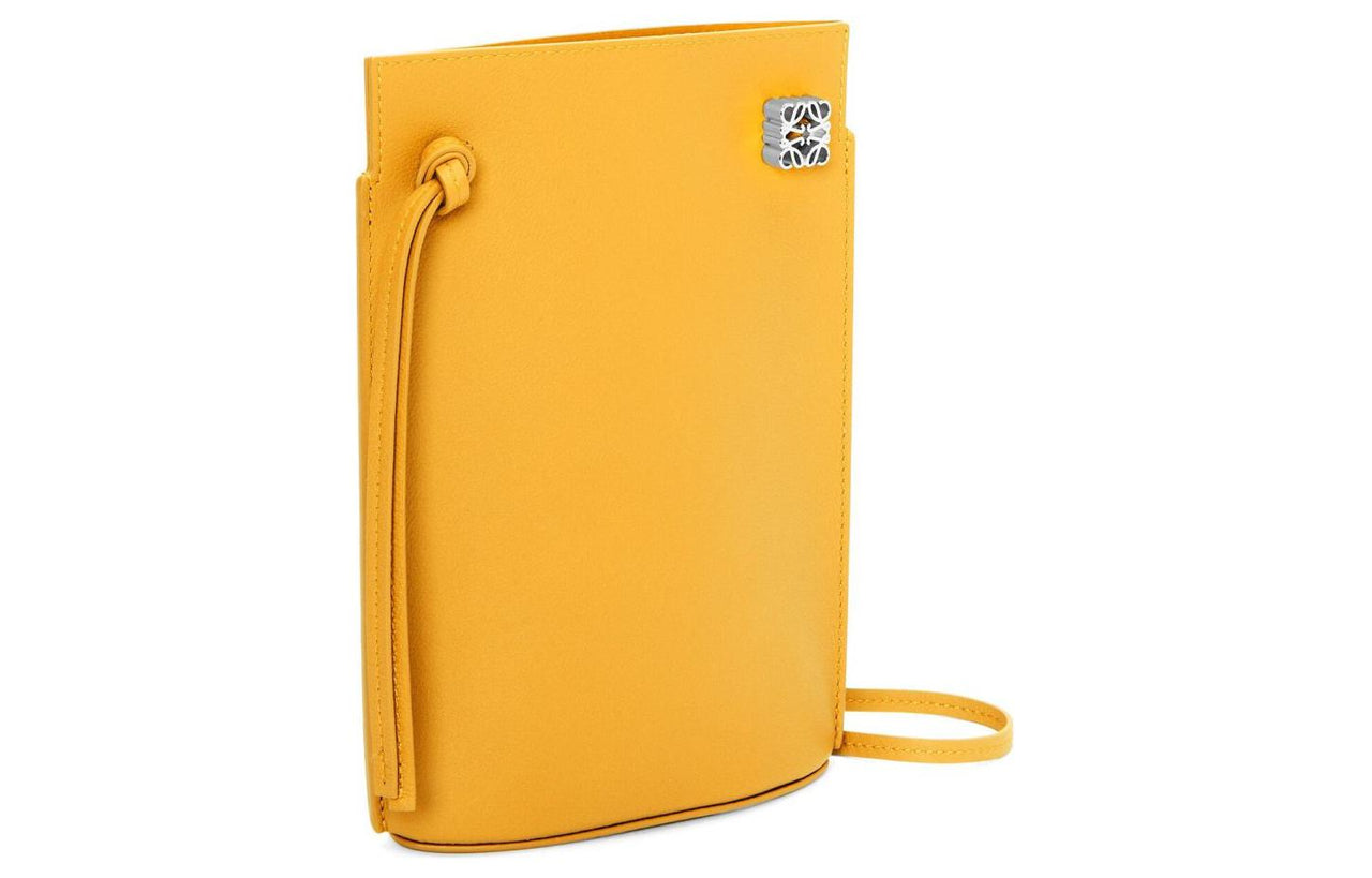 LOEWE Calfskin Handbag, Shoulder Bag, Crossbody Bag Women's Sunflower